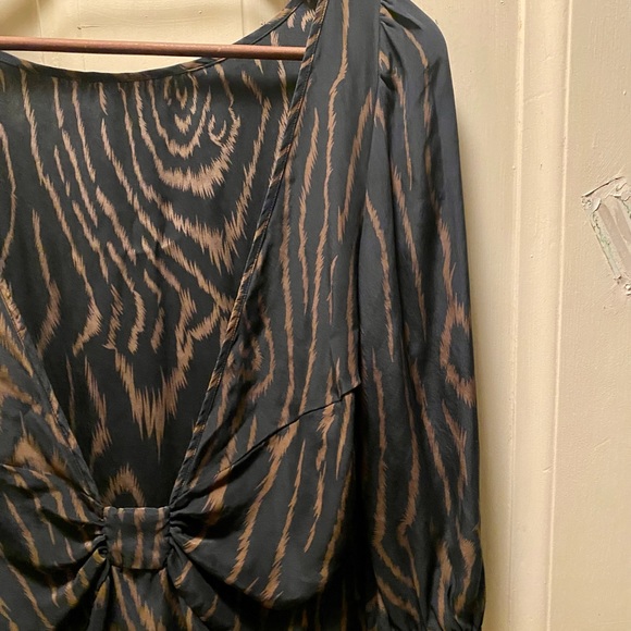 Parker animal print mini dress, 100%silk, excellent Condition, small size - Picture 8 of 16